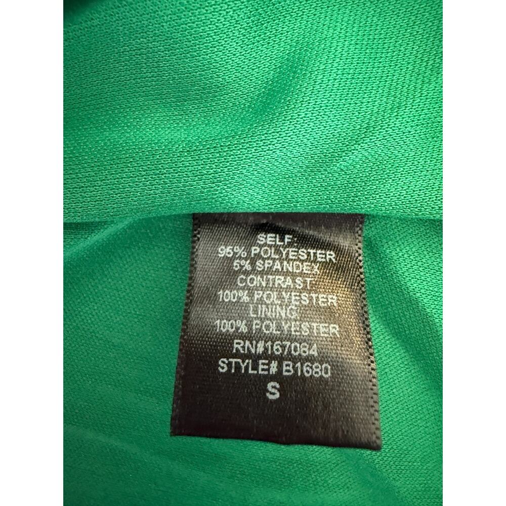 Tuckernuck Pomander Place Emerald Crinkle Lurex Lillith Green Dress  Size S - Picture 13 of 15